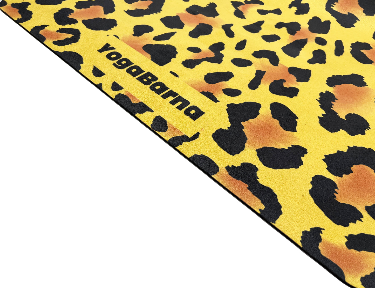 Premium high-grip microfiber yoga mat - Panther / Leopard